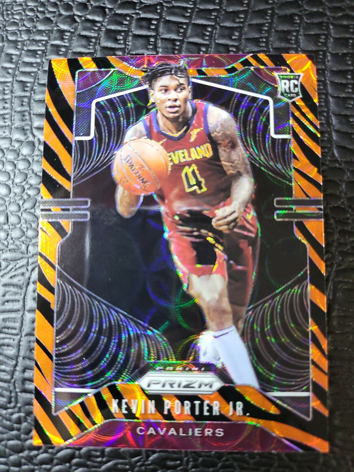 2019-20 Prizm Choice Kevin Porter Jr. ROCKETS #274 Rookie RC Tiger Stripe