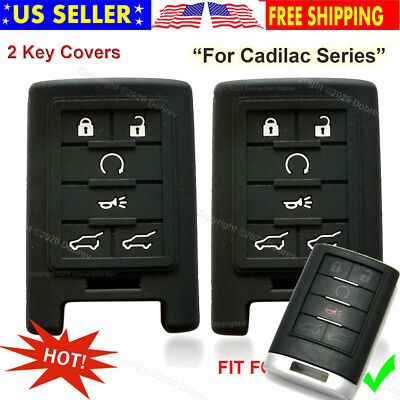  Cover Holder Protector Remote Control Case for Cadillac Escalade EXV XT Fob Key