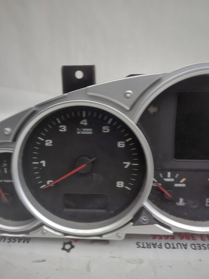Cuadro de instrumentos Porsche Cayenne 2003-2006 medidores velocímetro OEM AK2202239 Foto 3 de 4