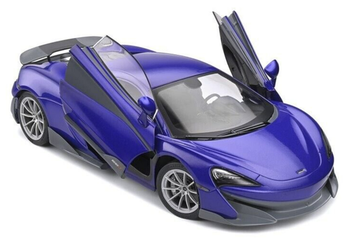 Solido 1:18 2018 McLaren 600LT Coupe Lantana Purple Diecast Model Car S1804502