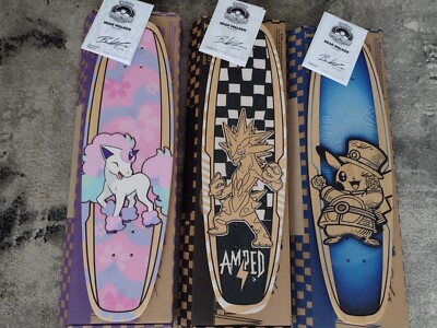 Bear Walker London Pokemon 2022 Complete Signed skateboard
