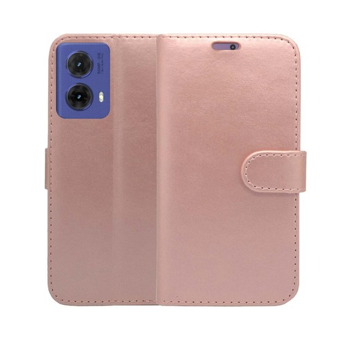 For Motorola G55 Phone Case Wallet Flip PU Leather Stand Card Slot Cover - Picture 41 of 48