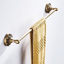 Antique Brass Bathroom Accessory Single Towel Bar Towel Rail Towel Holder