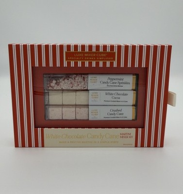 Teaspressa Luxe Mixer Cube White Chocolate Candy Cane Martini Mixer Kit