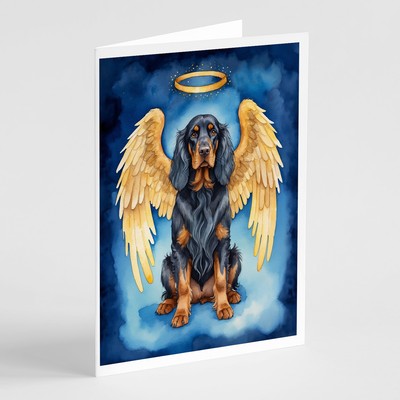 Gordon Setter My Angel Greeting Cards and Envelopes Pack of 8 DAC7011GCA7P