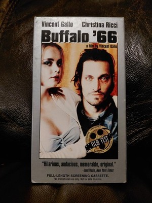 Buffalo '66 VHS, 1998 Vincent Gallo Christina Ricci Rare PROMO