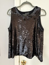 emporio armani women s Sequin Top SZ 46