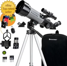 Travel Scope 70DX Portable Refractor Telescope   70Mm Aperture