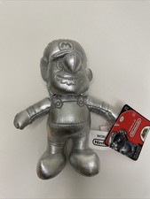 World of Nintendo Metal Mario Plush Jakks Pacific With Tags