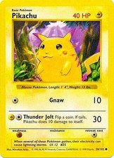 Pikachu [Shadowless Red Cheeks] #58 Prices | Pokemon Base Set