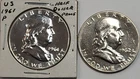 1961 & 1962 Proof Franklin Half Dollars, Lot Of 2 - 90% Silver - F-61