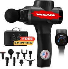 Pistola de Masaje El ctrica Port til Masajeador de Percusi n para Tejido Profu