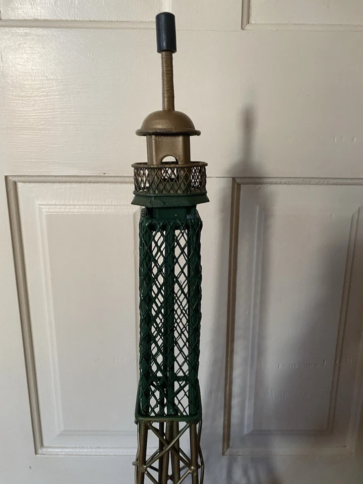 Eiffel Tower Vintage Sculpture 34"Tall, 12" Wide, Wrought Welded Iron Home Decor - Image 3 of 3