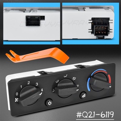 A/C Climate Control Module Panel Q21-6119 For Peterbilt Truck HVAC Heater Switch
