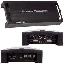 Power Acoustik RZ41200D Compact 4-Channel Amplifier - 600W RMS / 1200W Max
