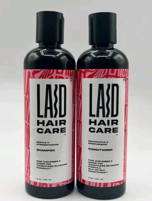 LAID Hair Care Pink Cucumber & Green Tea SHAMPOO AND CONDITIONER