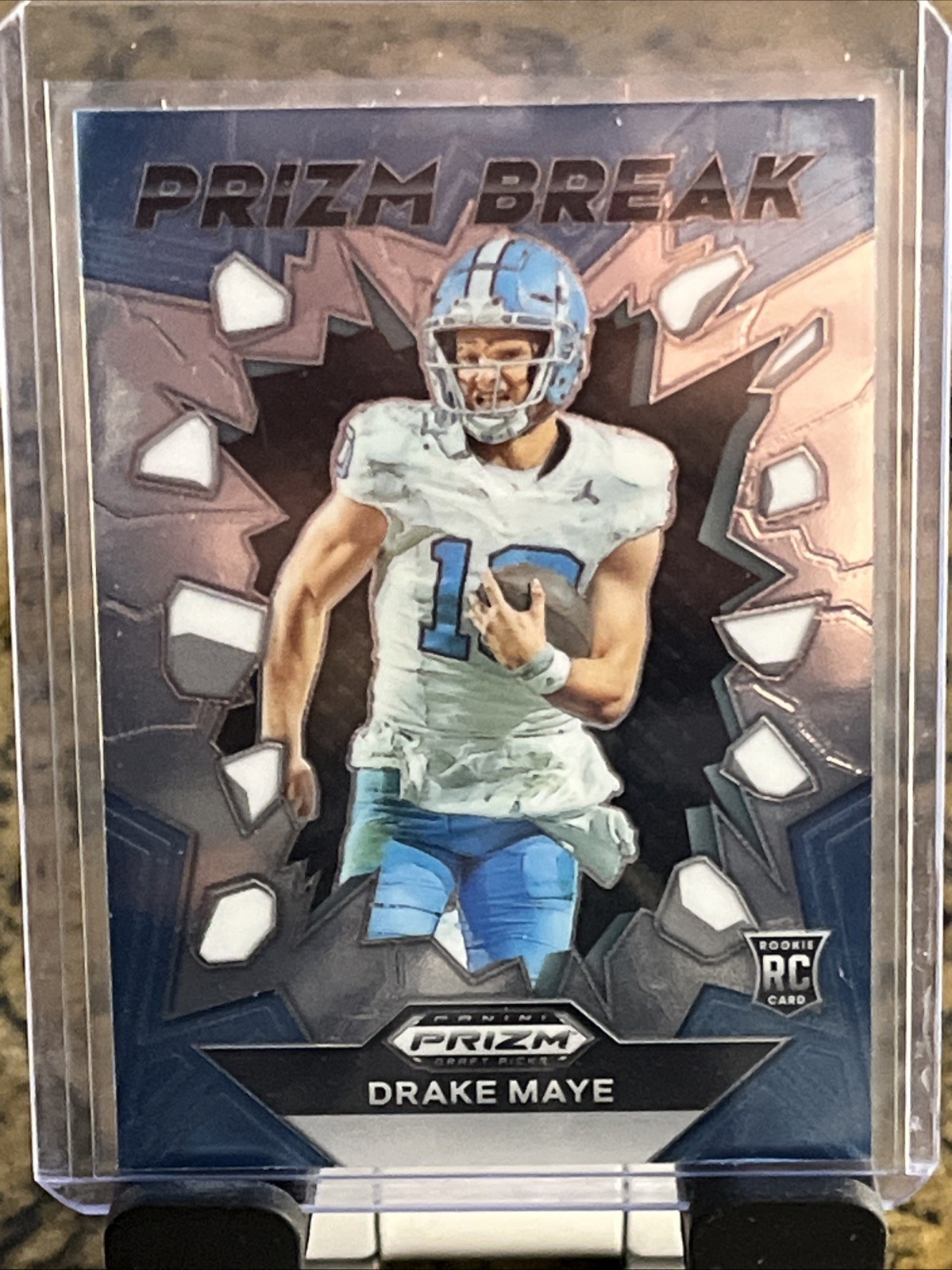 2024 Panini Prizm Draft Picks - Prizm Break Drake Maye #PB-DME (RC) NE Patriots