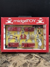 1950  s MidgeToy Die Cast Fire Trucks Tools Deputy Badge Boxed Set New In Box