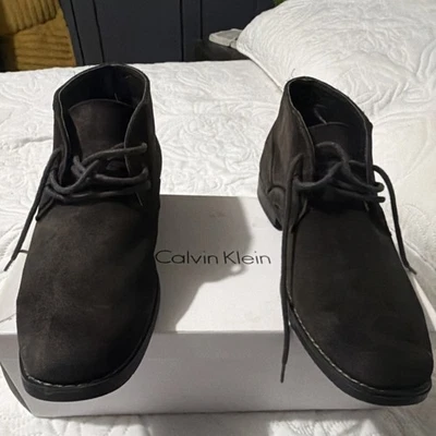 Calvin Klein Suede Lace Up Boots for Men for Sale | Shop New 
