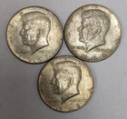 Kennedy Silver Half Dollars 3 Different Date