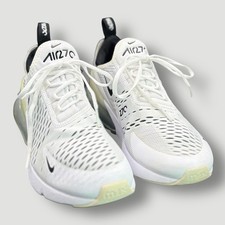 Women’s Nike Air Max 270 Sneakers In A White and Black Size 10 Pre-Owned EUC