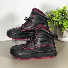 Nike 524876-001 ACG Woodside II Black Lace-Up Winter Duck Boots Youth US 5.5Y