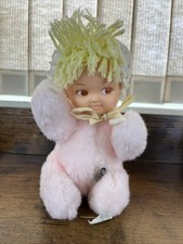 Vintage Eden Toys Wind Up Musical With Moving Head Baby Doll- Works.