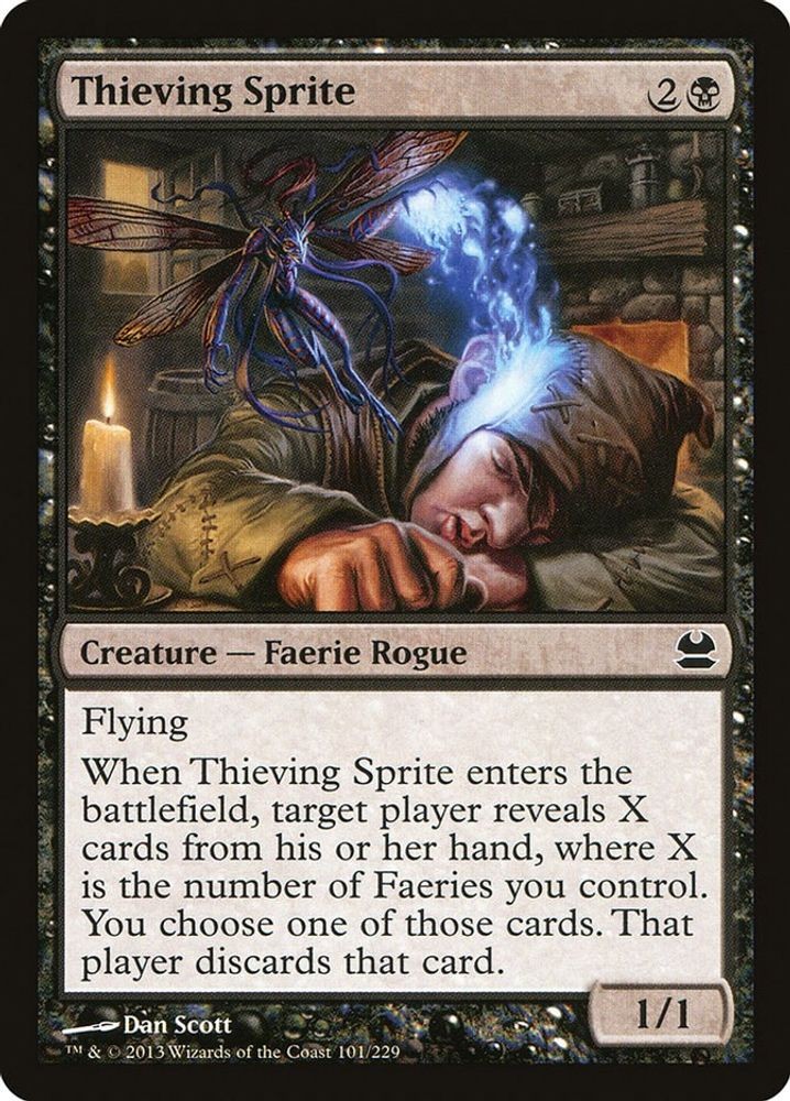 2013 Magic: The Gathering: Modern Masters - Thieving Sprite (#101, C, Near Mint)