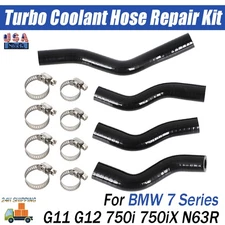 For BMW 7"  Turbo Coolant Line Repair Hose Kit Upgrade G11 G12 750i 750iX N63R
