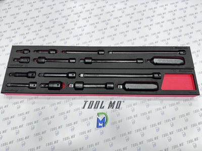 #ad Snap on Tools USA 15pc Mixed Drive Impact Extension Foam Set 208IMFR amp; 307IMFR $1149.95