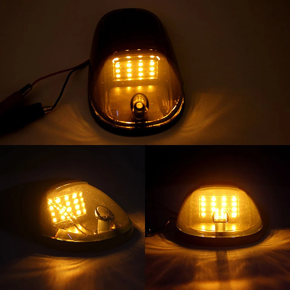 5x Luz de circulación LED ámbar con marcador de techo de cabina para camioneta Chevy GMC 1988-2002 Foto 4 de 4