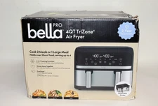 bella PRO - 4-qt. TriZone Touchscreen Air Fryer with Dual Flex Basket - NEW!