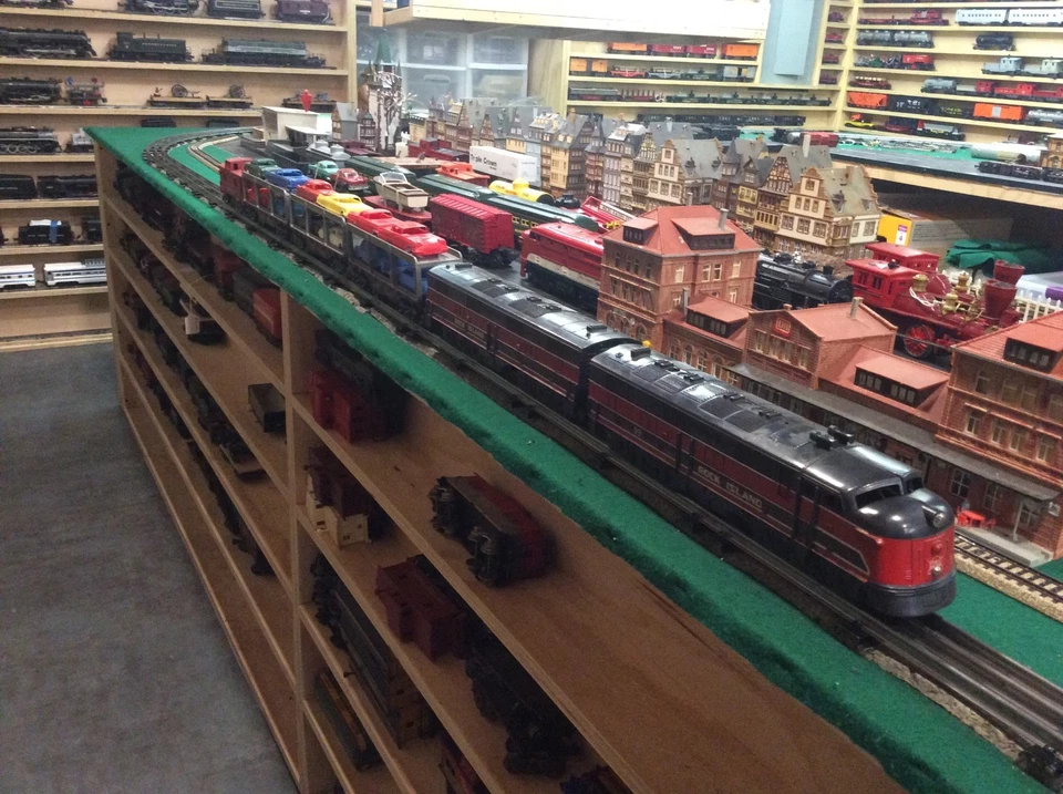 MARX  - Diesel Engine 99 A-B Rock Island /  4  Freight Car 0 scale - Image 2 of 4