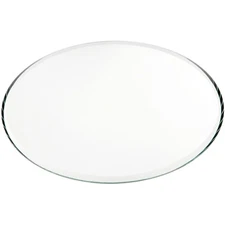 Plymor 5" Round, 3mm Thick Beveled Glass Mirror Circle