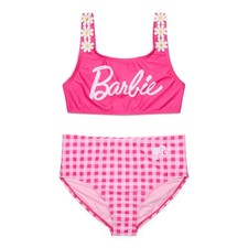 Barbie Swimsuit Tankini Bikini Swim Girls 4 5 6 6X 7 8 10 12 Barbiecore Pink NWT