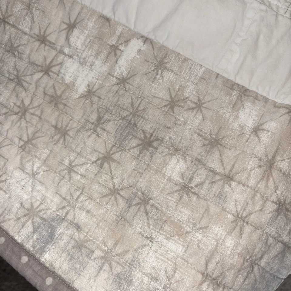 King Or Large Queen Quilt Farmhouse Medallions 94” Wide X 86” Long 100% Cotton - Image 4 of 4