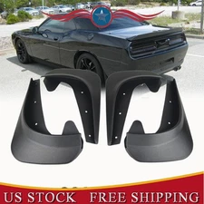 For Dodge Challenger 2008-2023 Front Rear Splash Guards Mud Flap Fender Mudguard