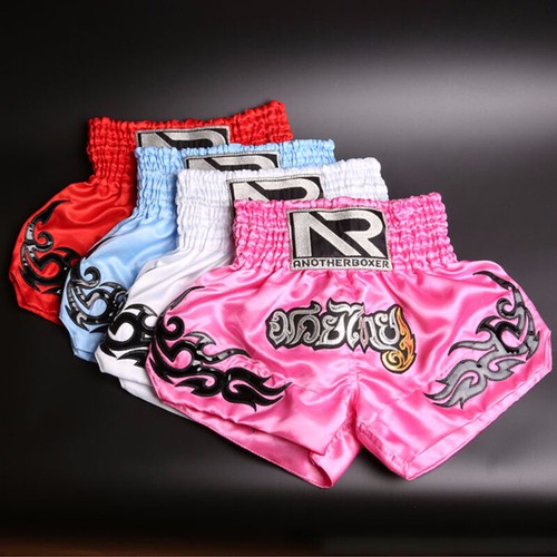 Children's Muay Thai Sanda Shorts Mixed Martial Arts Muay Thai Training Shorts - Picture 4 of 16