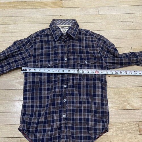 Gilded Age Cotton Plaid Flannel Button Up shirt - Picture 5 of 8