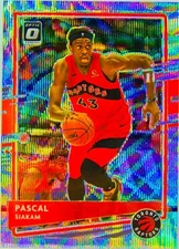 Pascal Siakam 2020-21 Optic Fanatics Silver Wave Prizm Refractor NBA Card #103