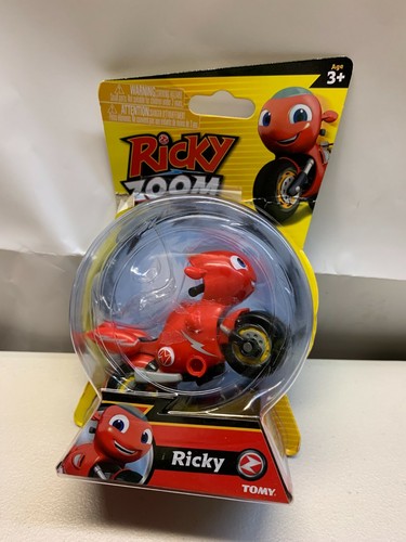 Ricky Zoom Ricky Red Motorcycle 3-inch Action Figure Toy Tomy NEW!