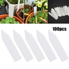 100xPlant Marker Labels Flexible PVC Tag UV Resistant Waterproof Plastic Garden