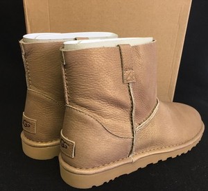 ugg boots mini metallic