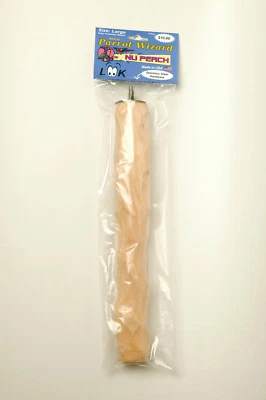 PARROT WIZARD NU Perch Large - Comfortable Cage Perch for African Grey, Cockatoo, Eclectus