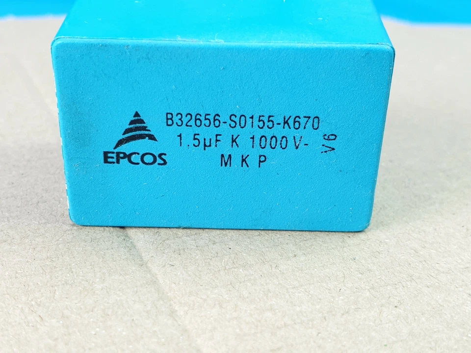 EPCOS CAPCITOR B32656-S0155-K670 1.5UF 1000VDC - Bild 3 von 3