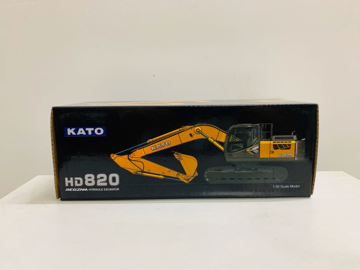 KATO HD820レグナム 1/50 　法バケ　アタッチメントセット　1/50 Kato HD820-7 Regzam Hydraulic Excavator 1:50 Scale DieCast