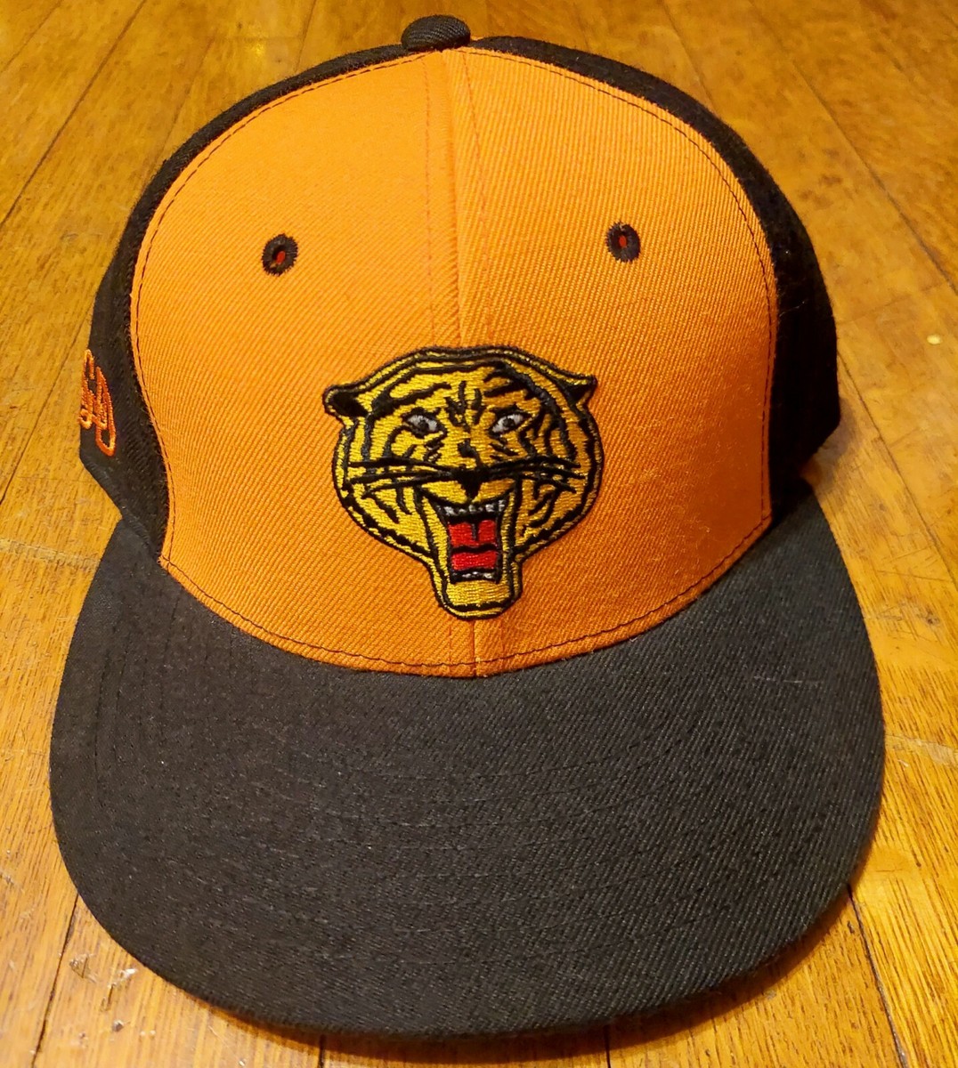 Rochester Brooklyn Tigers AFL Stall & Dean Fitted Hat Cap Size 7 1