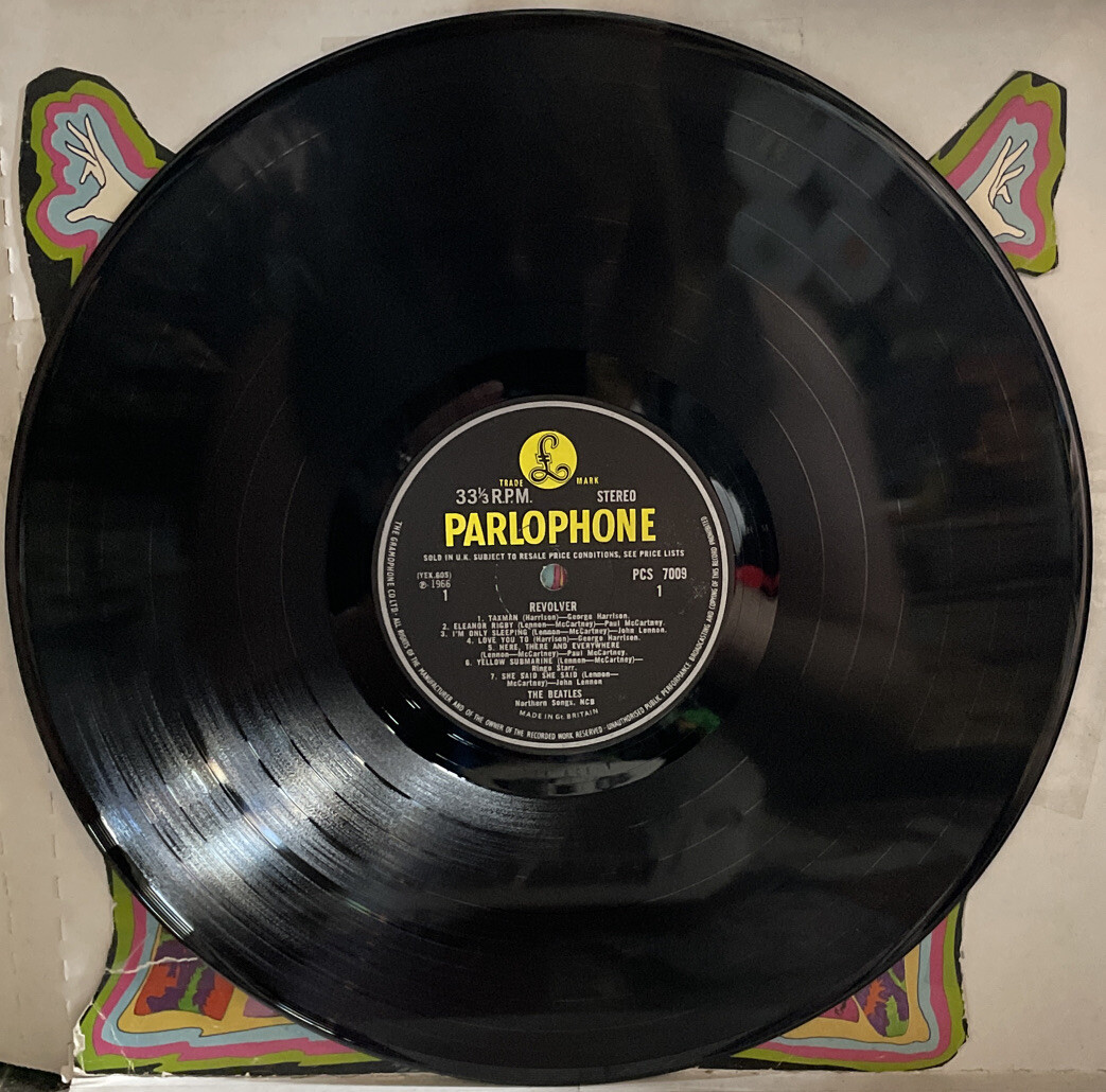 The Beatles Revolver UK Import Record PCS7009 1st Press