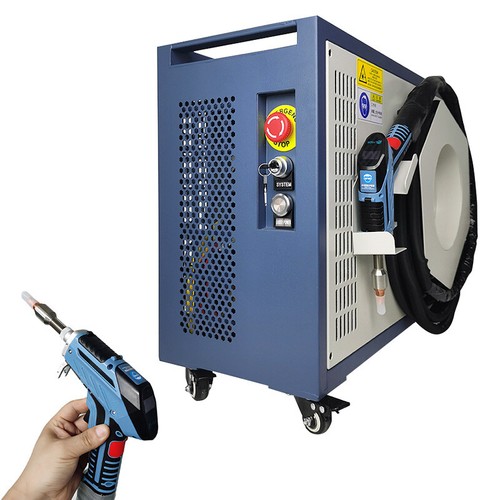 1500W Handheld luftgekühlte Faserlaser Metall Schweißgerät Aluminium Schweißgerä - Bild 2 von 10