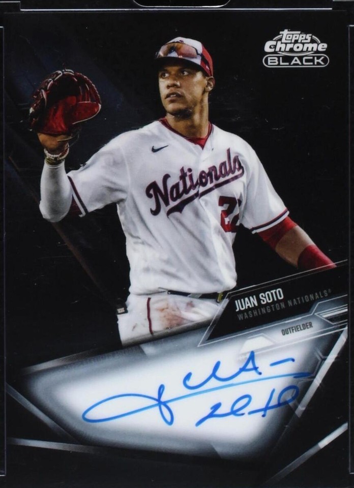 2021 Topps Chrome Black - Juan Soto #CBA-JS - 1 of 1